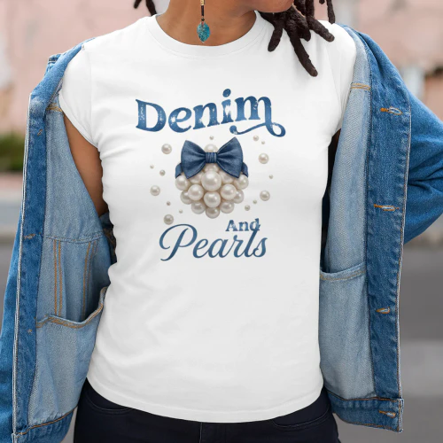 Denim and Pearls