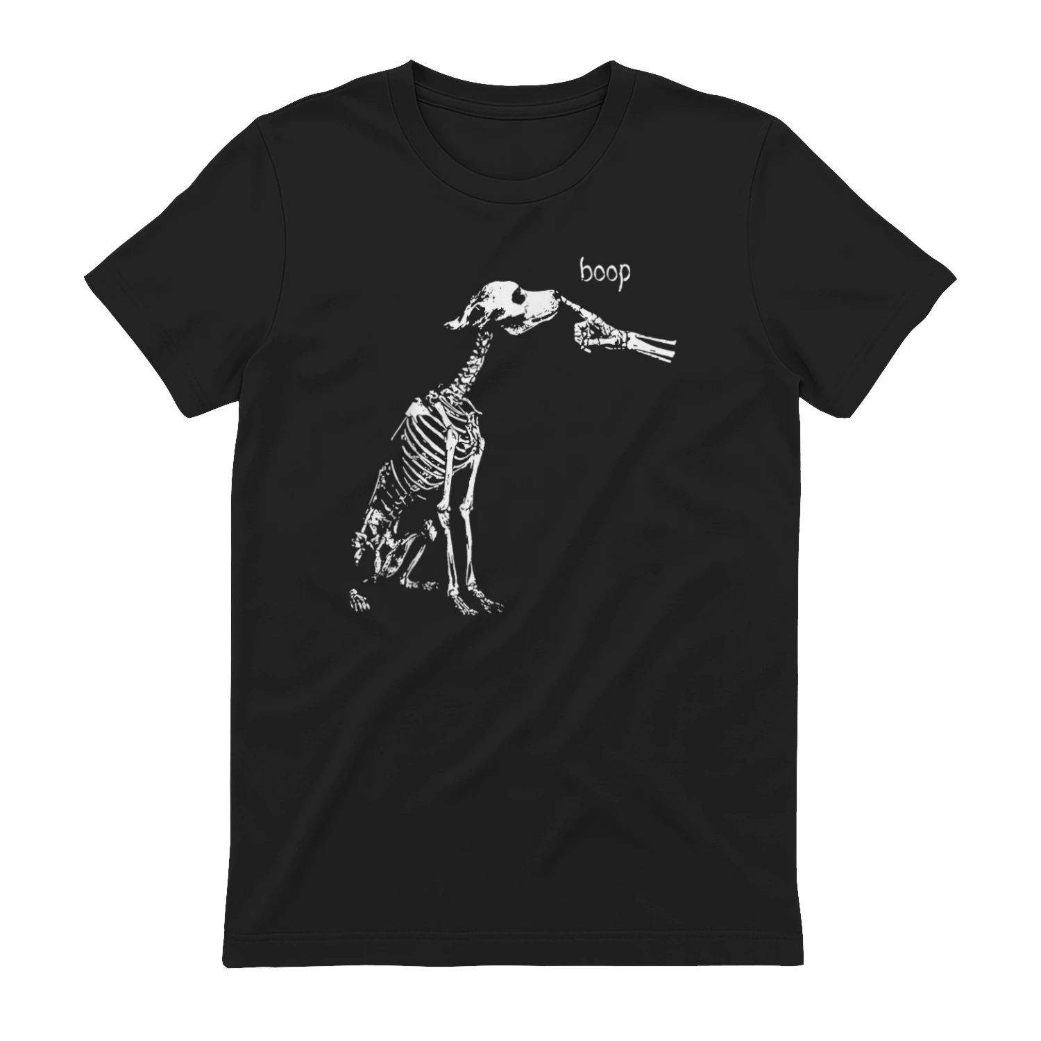 Boop Skeleton Dog Funny Halloween 