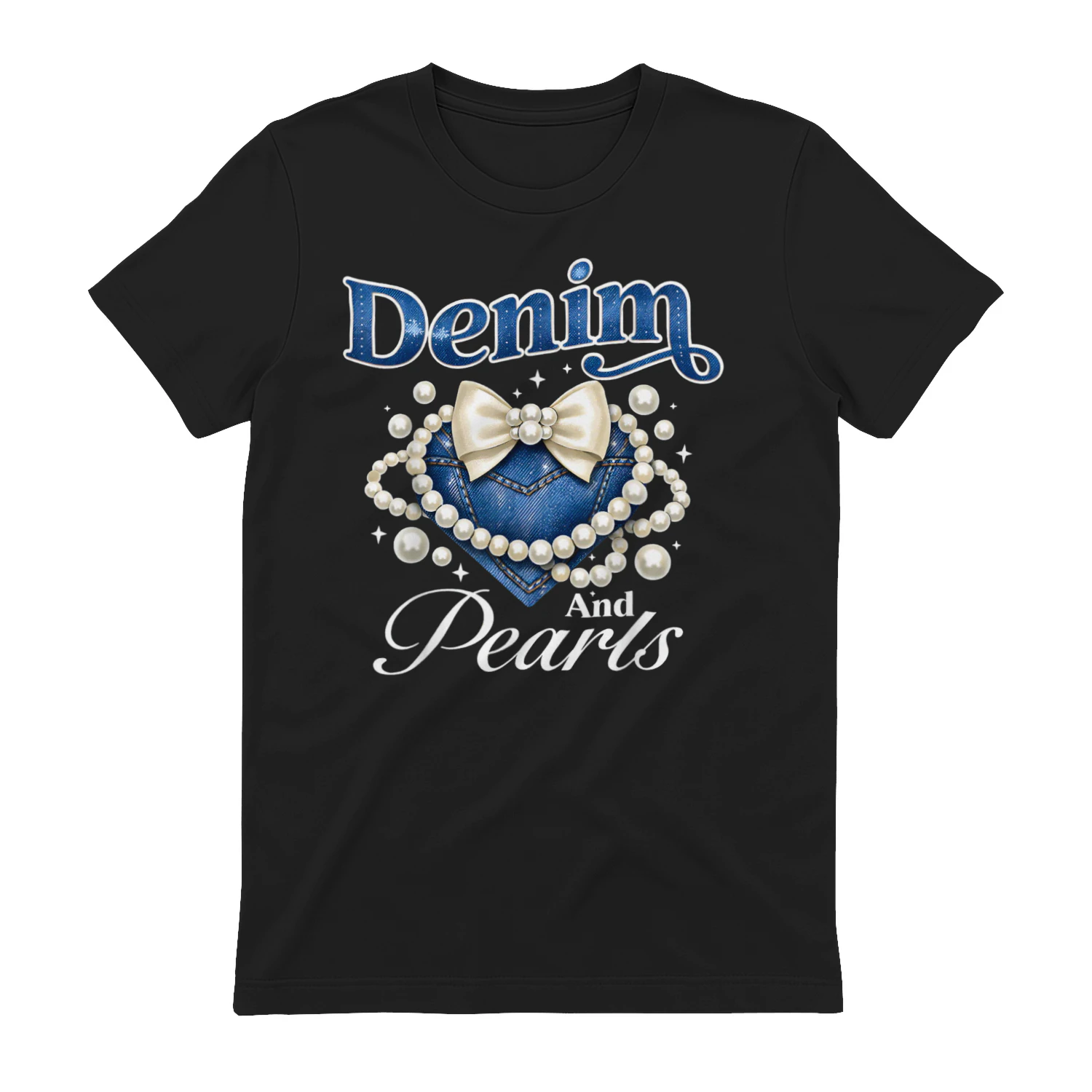 Denim and Pearls Western Cowgirl 