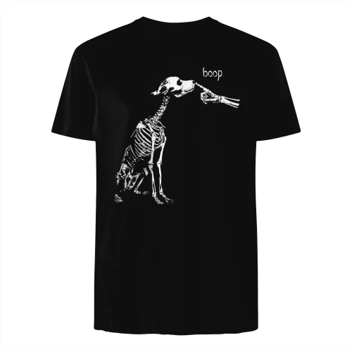 Boop Skeleton Dog Funny Halloween 