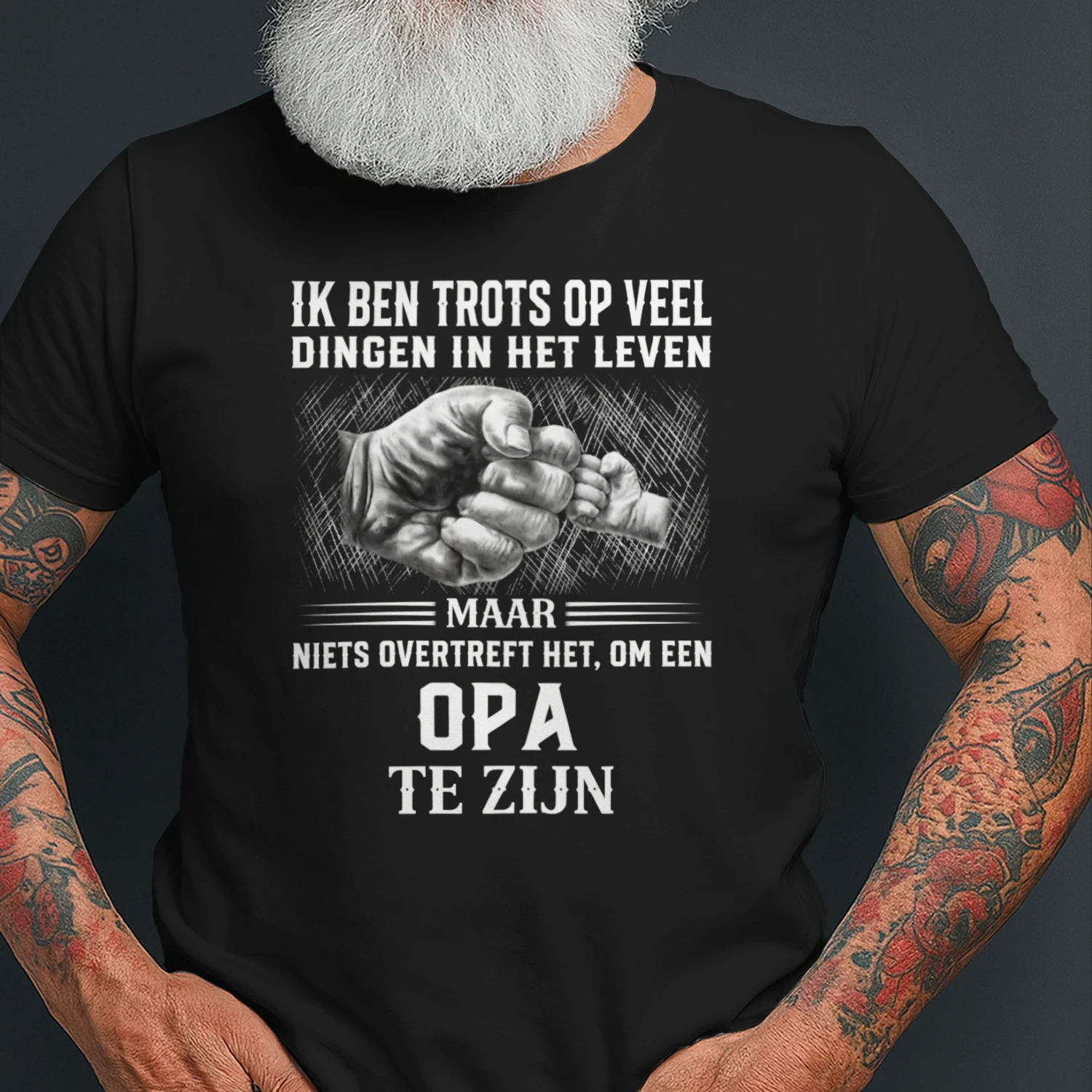 Ik ben trots op veel dingen in het leven Maar niets overtreft het, om een opa te zijn