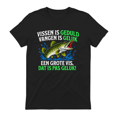 EEN GROTE VIS, DAT IS PAS GELUK!