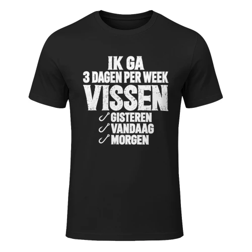 IK GA 3 DAGEN PER WEEK VISSEN