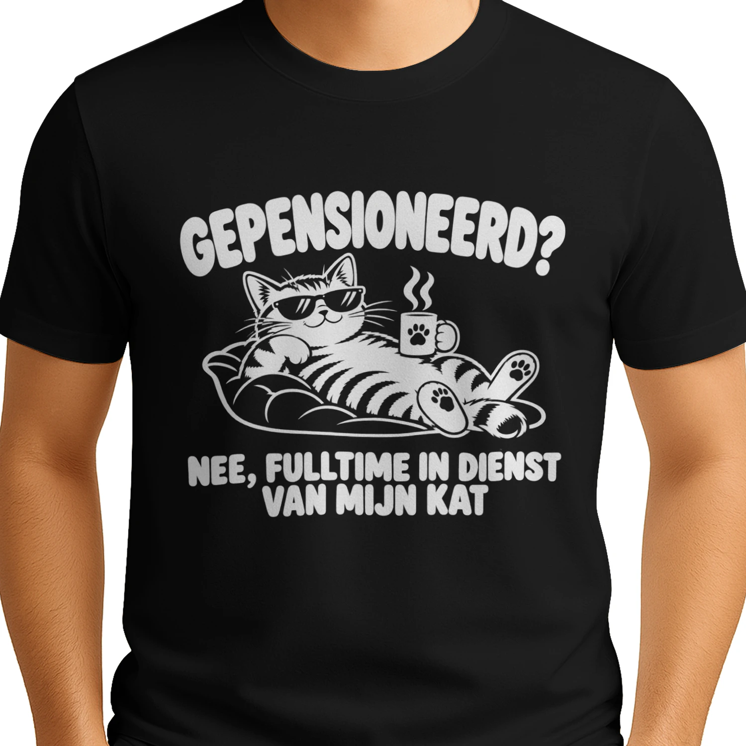 Gepensioneerd? Nee, Fulltime In Dienst Van Mijn Kat
