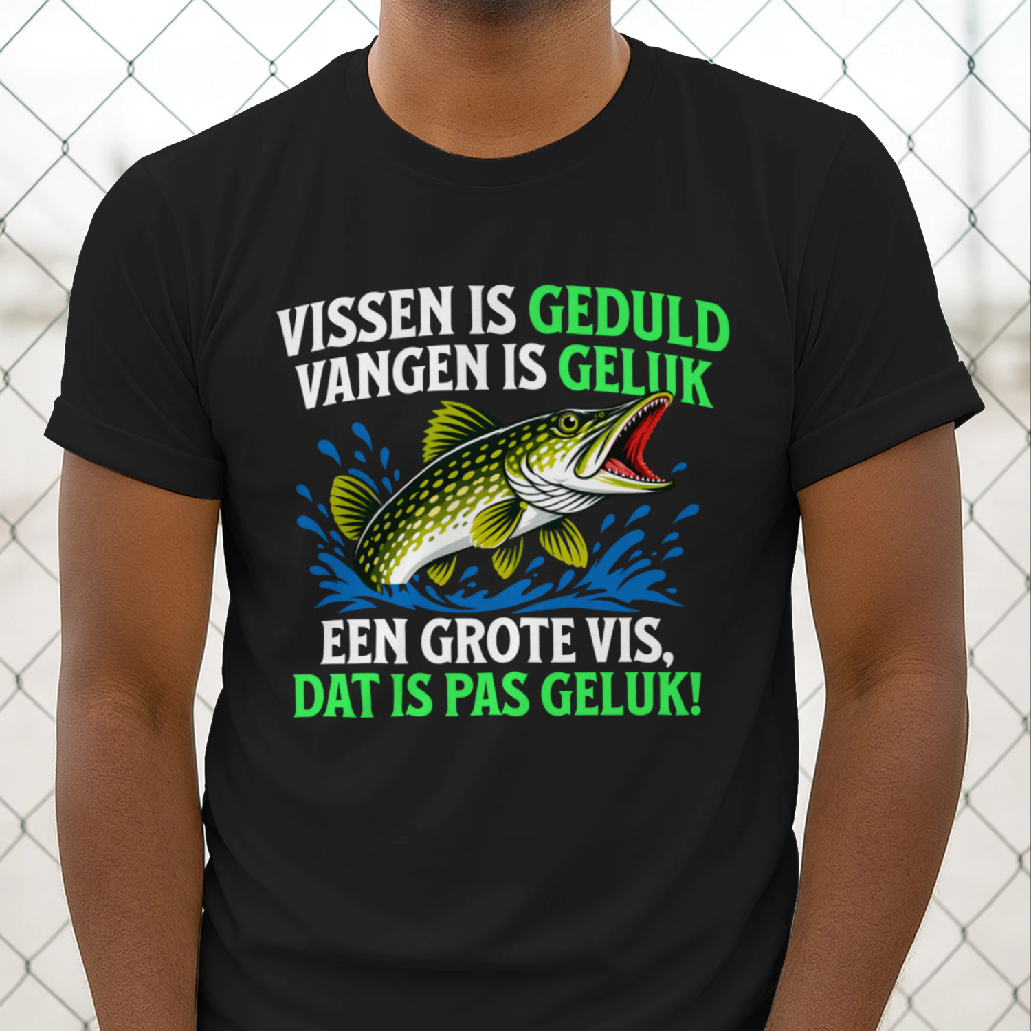 EEN GROTE VIS, DAT IS PAS GELUK!