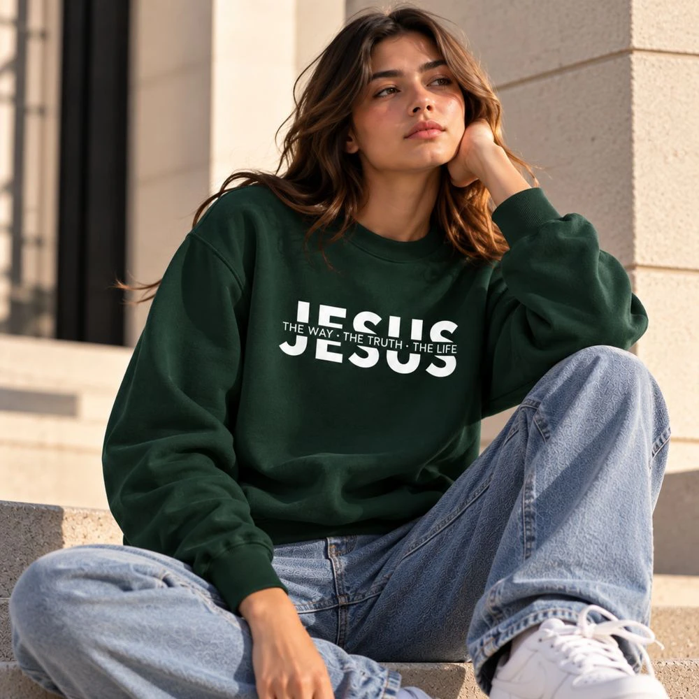 Jesus – The Way, The Truth, The Life Sweatshirt