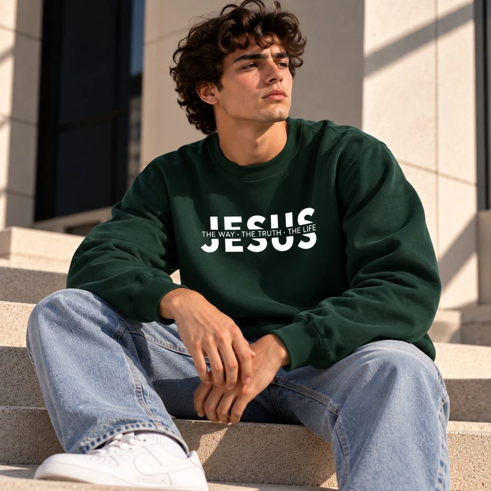 Jesus – The Way, The Truth, The Life Sweatshirt