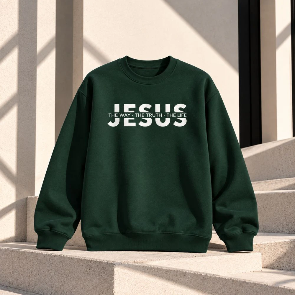 Jesus – The Way, The Truth, The Life Sweatshirt