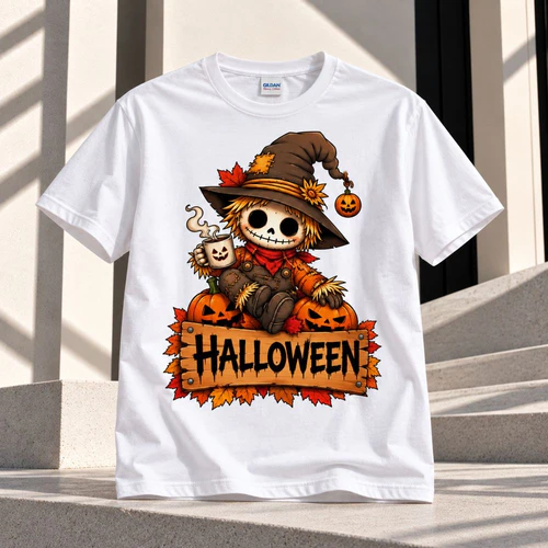 Cute Scarecrow - Halloween Pumpkin