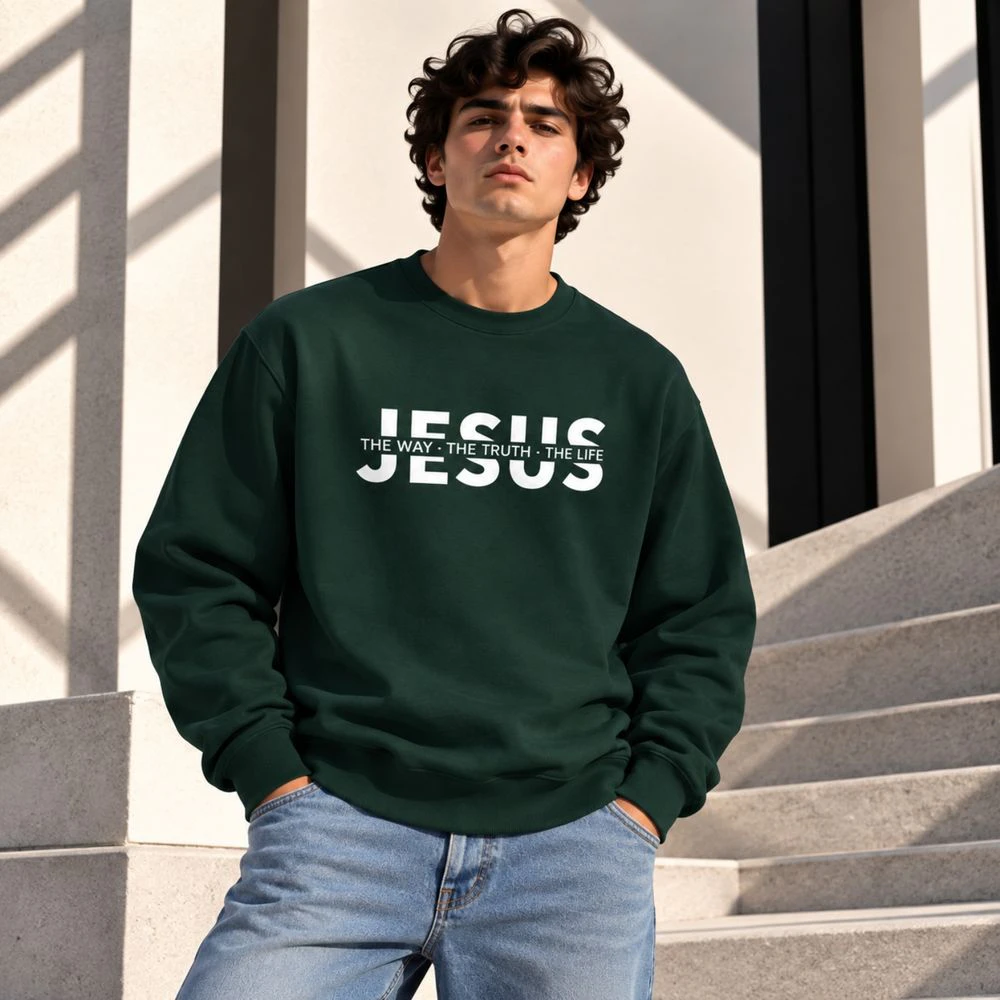 Jesus – The Way, The Truth, The Life Sweatshirt