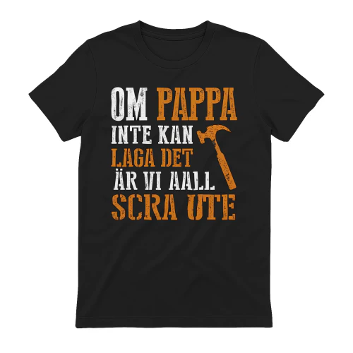 Om pappa inte kan laga det är vi aall scra ute