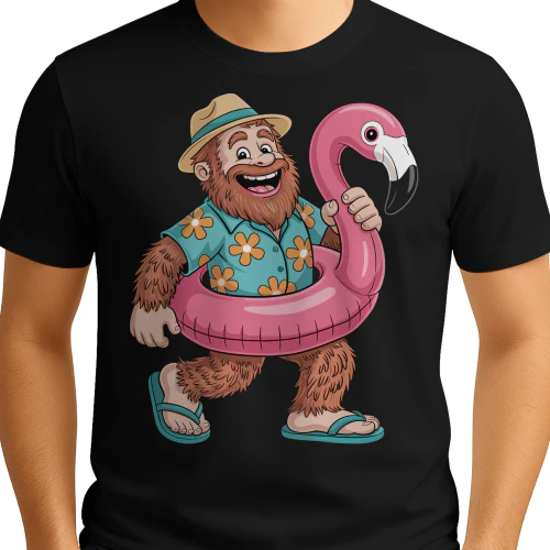 Funny Bigfoot Vacation Mode