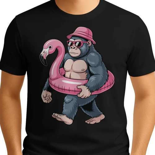 Cool Gorilla Tropical Vacation