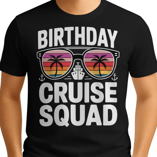 Birthday Cruise Squad Shirt