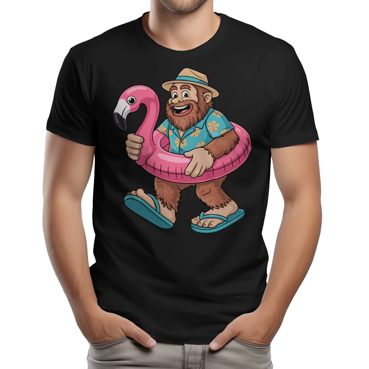 Funny Bigfoot Vacation Graphic | Sasquatch Beach and Cruise Outfit