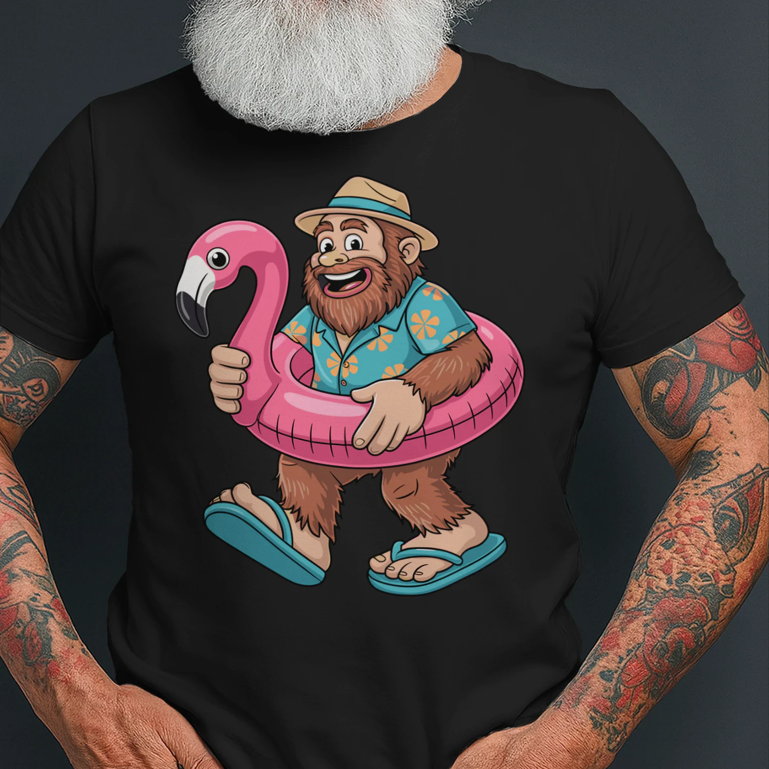 Funny Bigfoot Vacation Graphic | Sasquatch Beach and Cruise Outfit