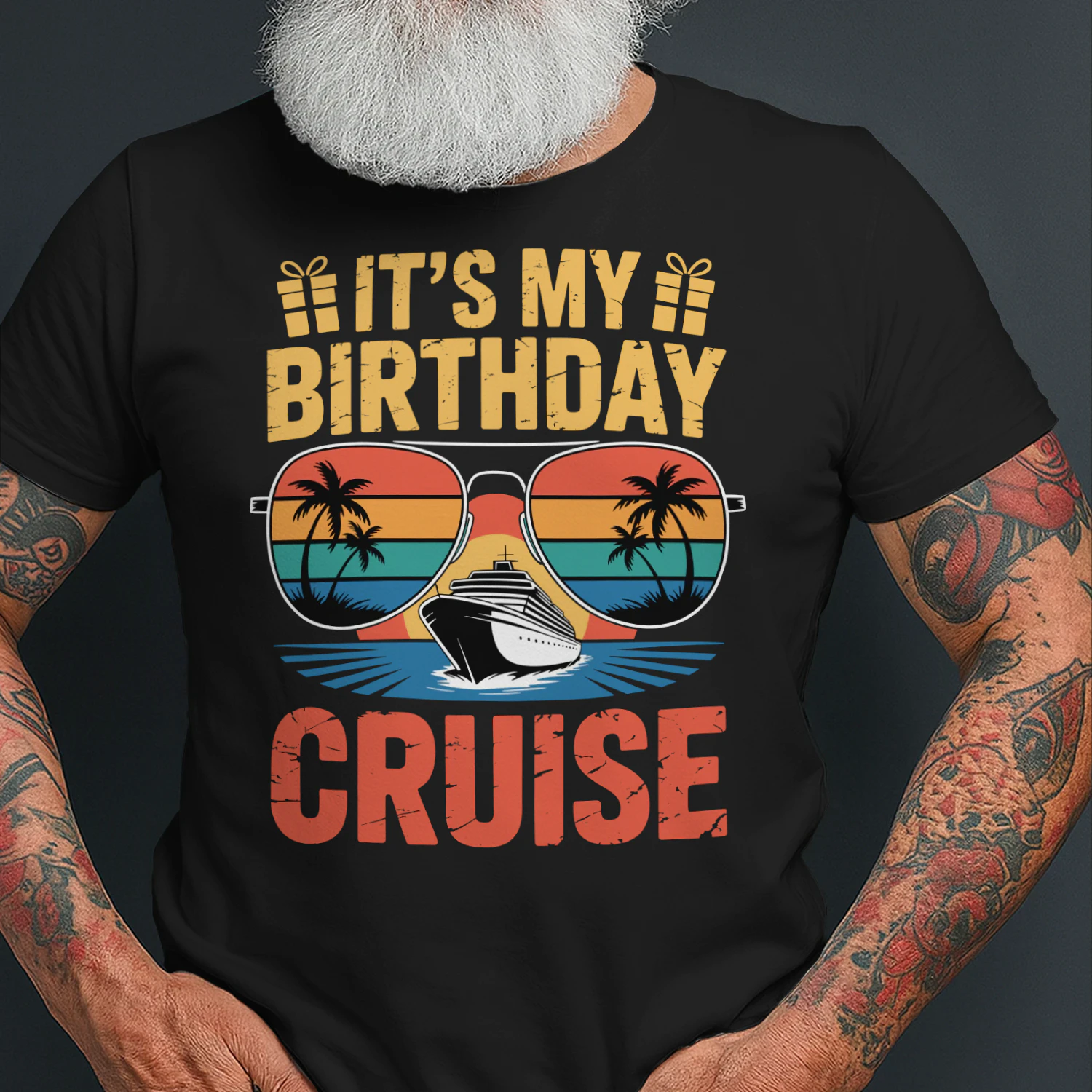 It's My Birthday Cruise Shirt | Sunset Sunglasses Vacation Apparel