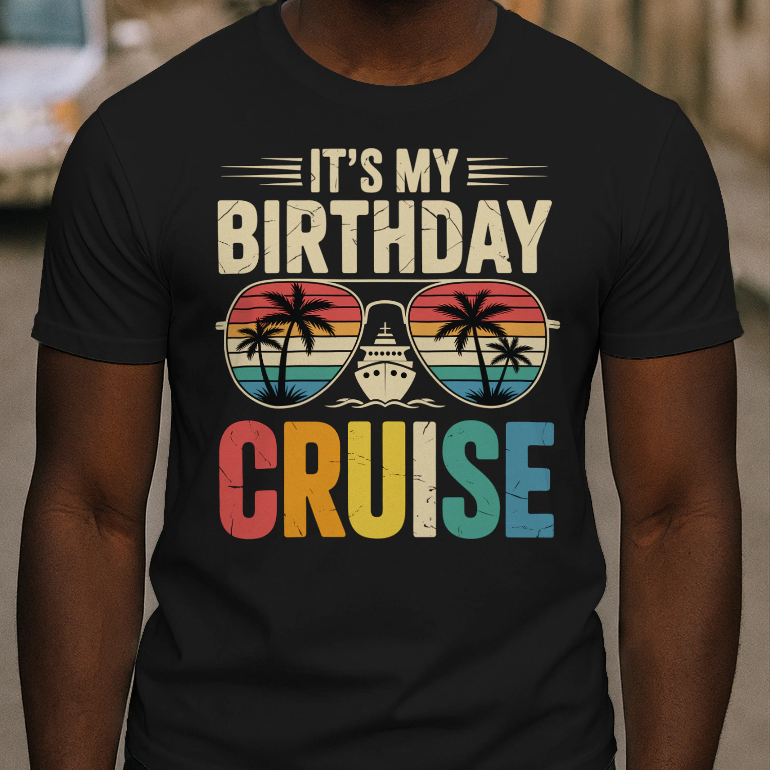 It's My Birthday Cruise Shirt | Vintage Retro Ocean Vacation Apparel