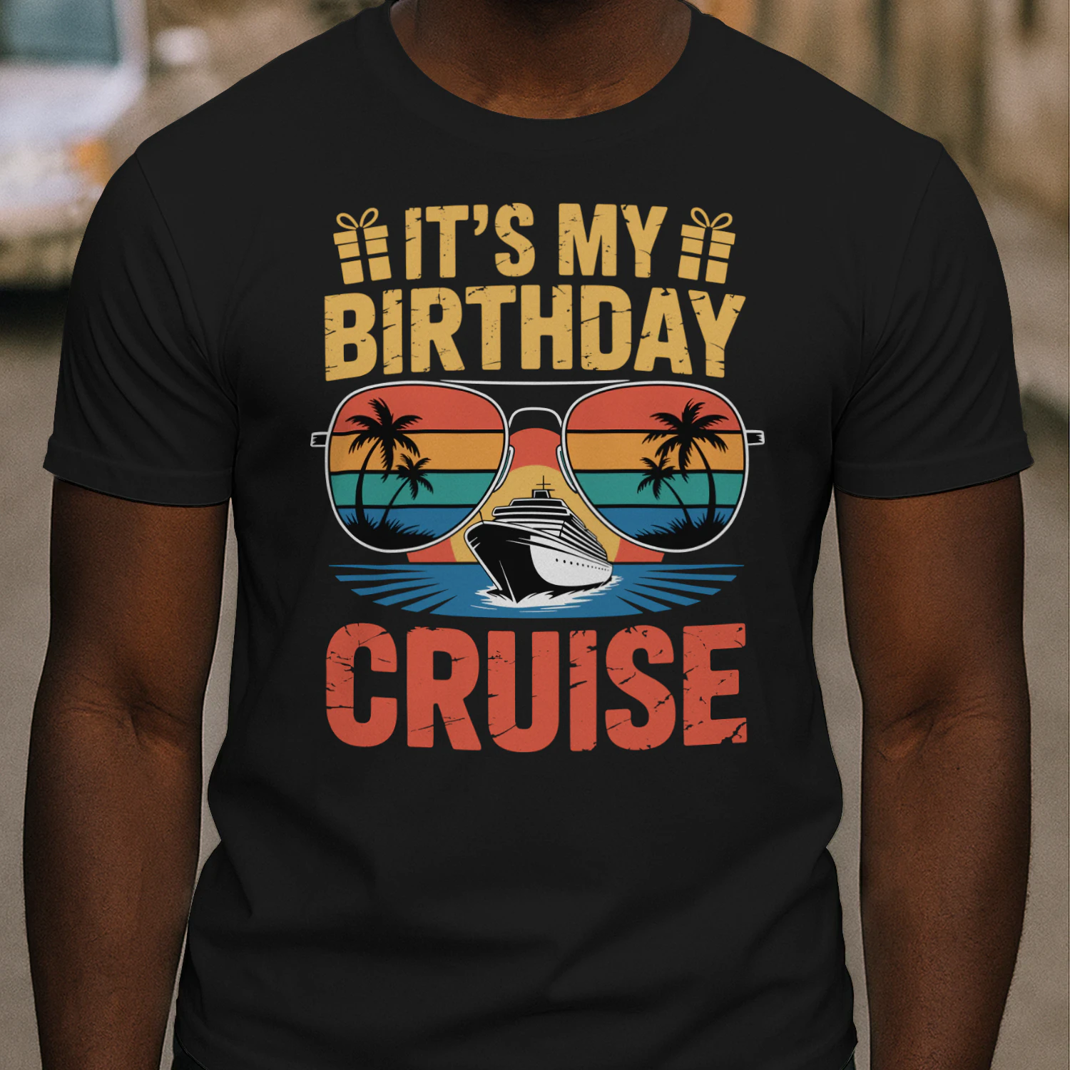 It's My Birthday Cruise Shirt | Sunset Sunglasses Vacation Apparel