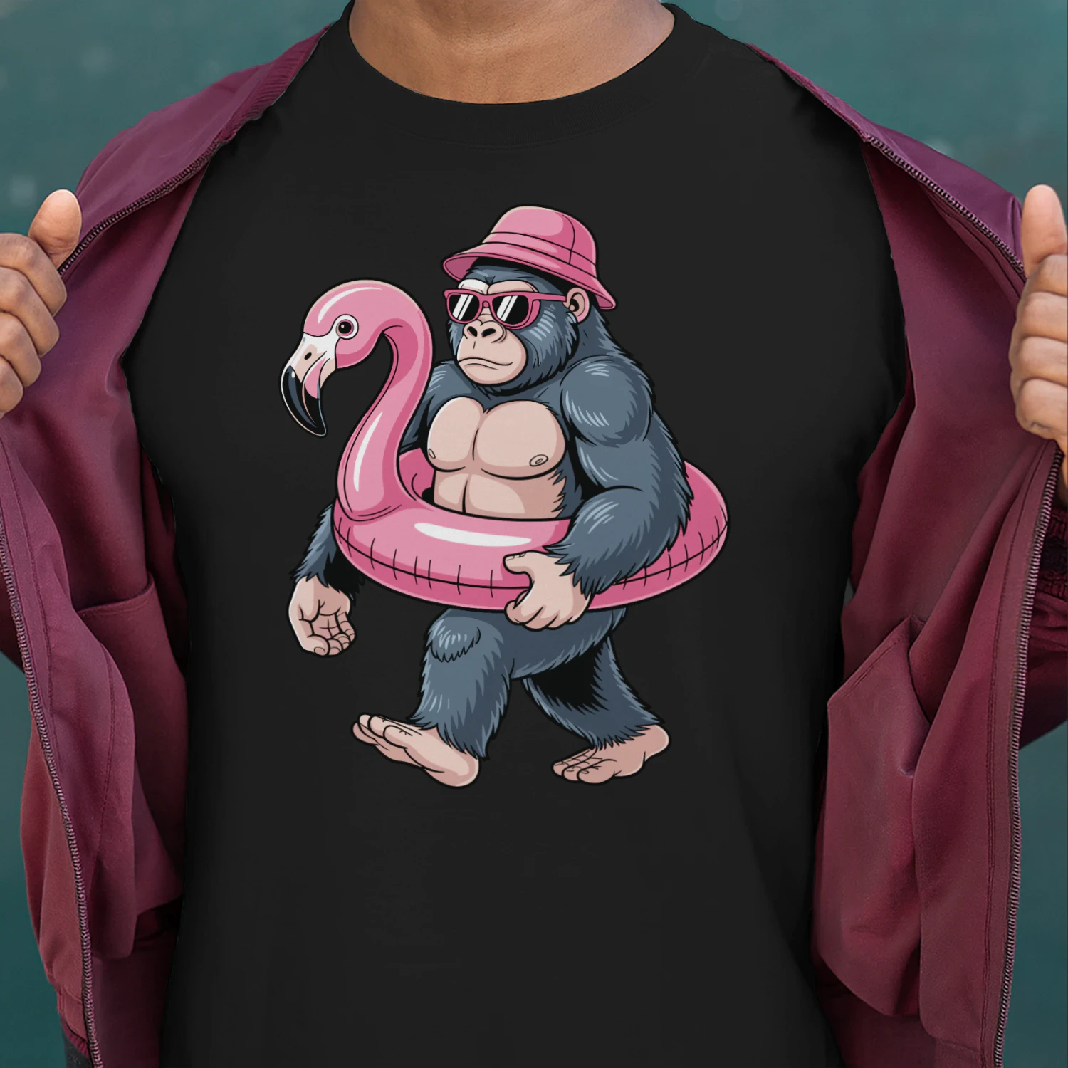 Cool Gorilla Tropical Vacation | Funny Ape Beach & Cruise Outfit