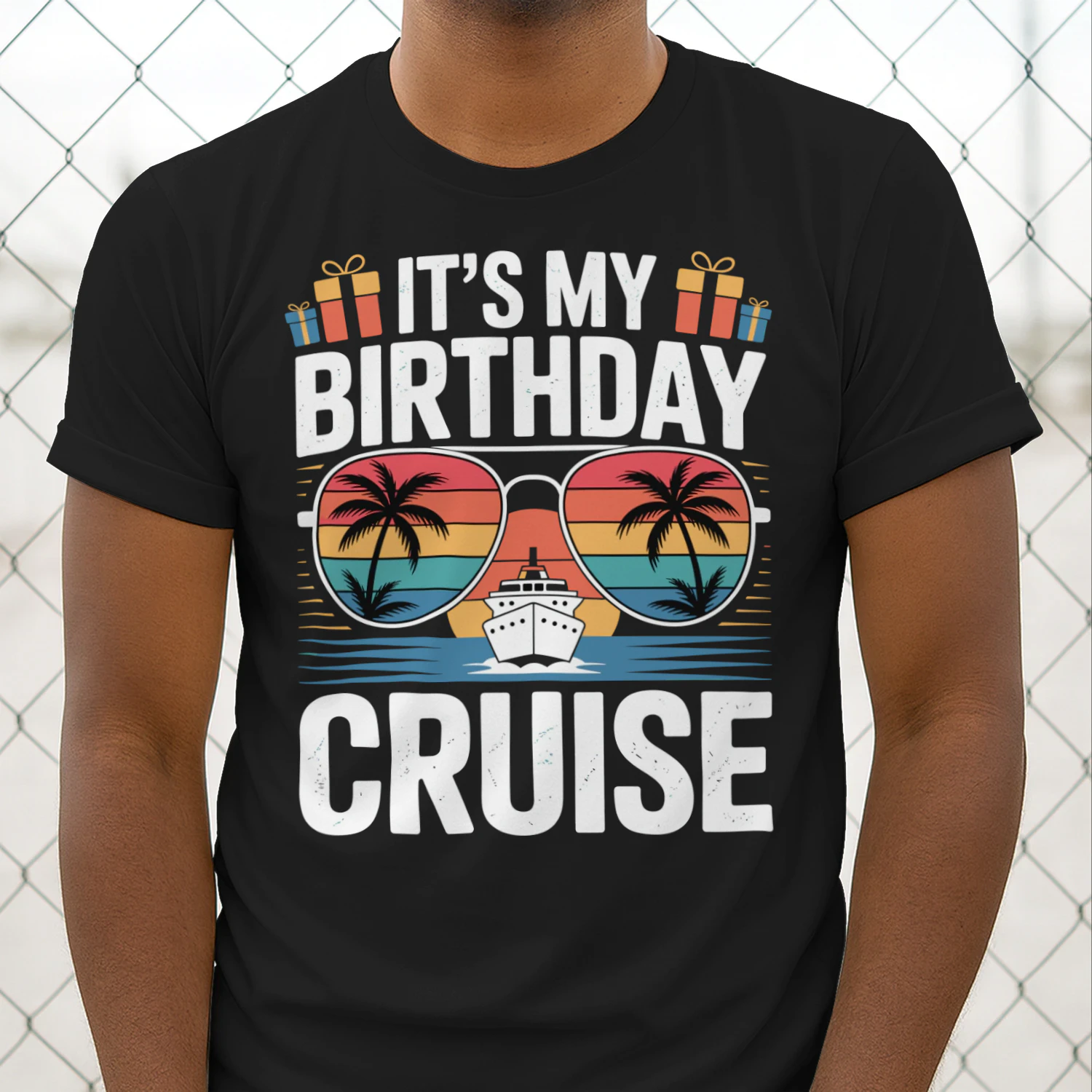 It's My Birthday Cruise Shirt | Sunset Sunglasses Vacation Apparel