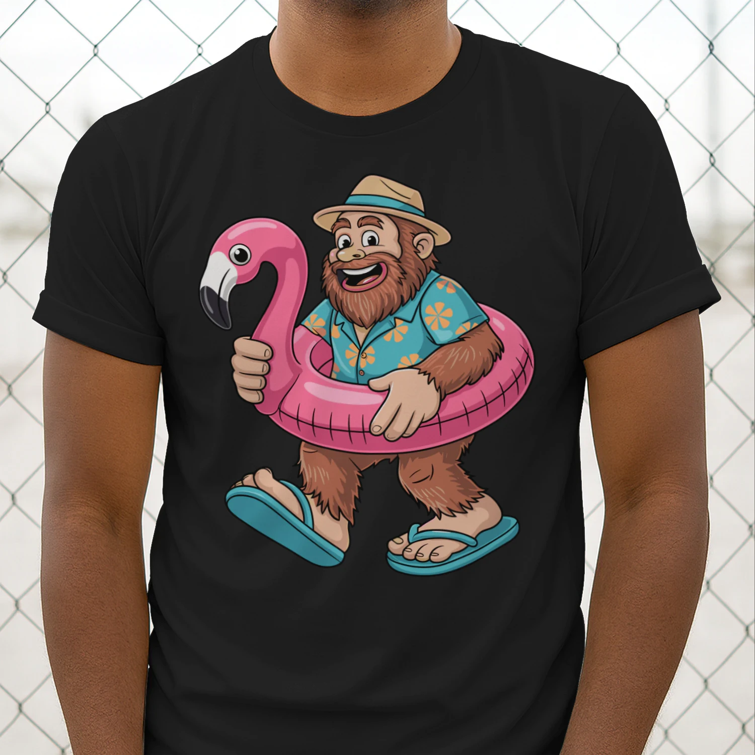 Funny Bigfoot Vacation Graphic | Sasquatch Beach and Cruise Outfit