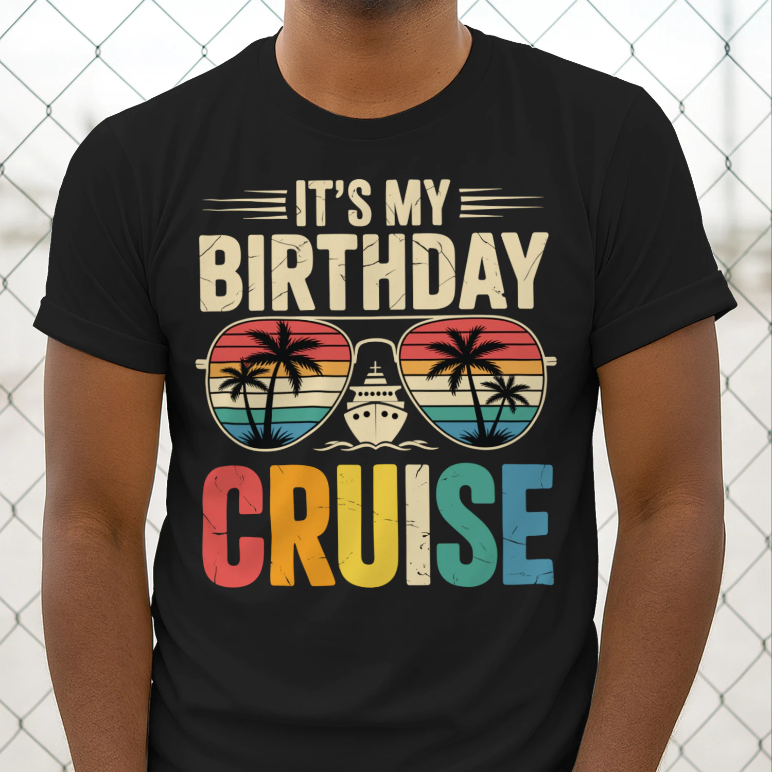 It's My Birthday Cruise Shirt | Vintage Retro Ocean Vacation Apparel