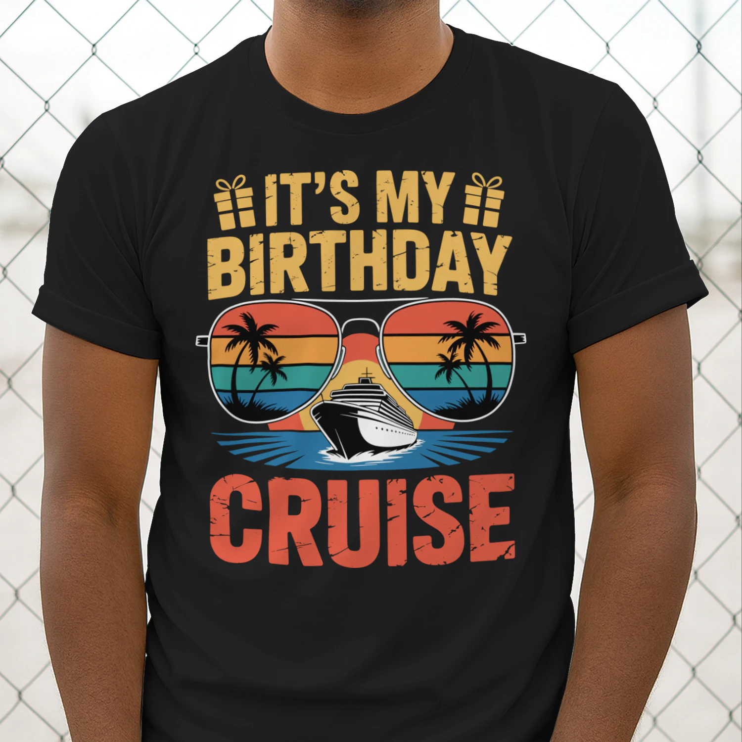 It's My Birthday Cruise Shirt | Sunset Sunglasses Vacation Apparel
