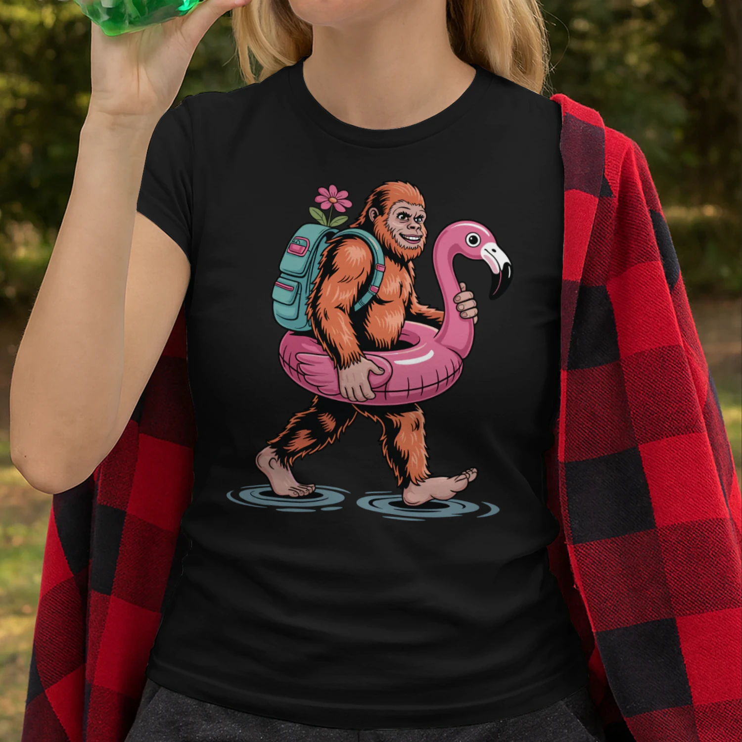 Funny Bigfoot Backpacking Vacation | Sasquatch Beach & Cruise Outfit
