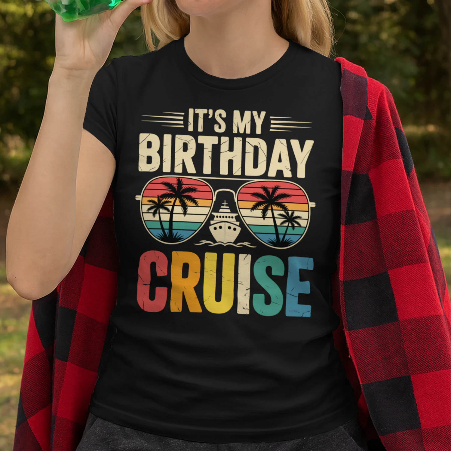 It's My Birthday Cruise Shirt | Vintage Retro Ocean Vacation Apparel