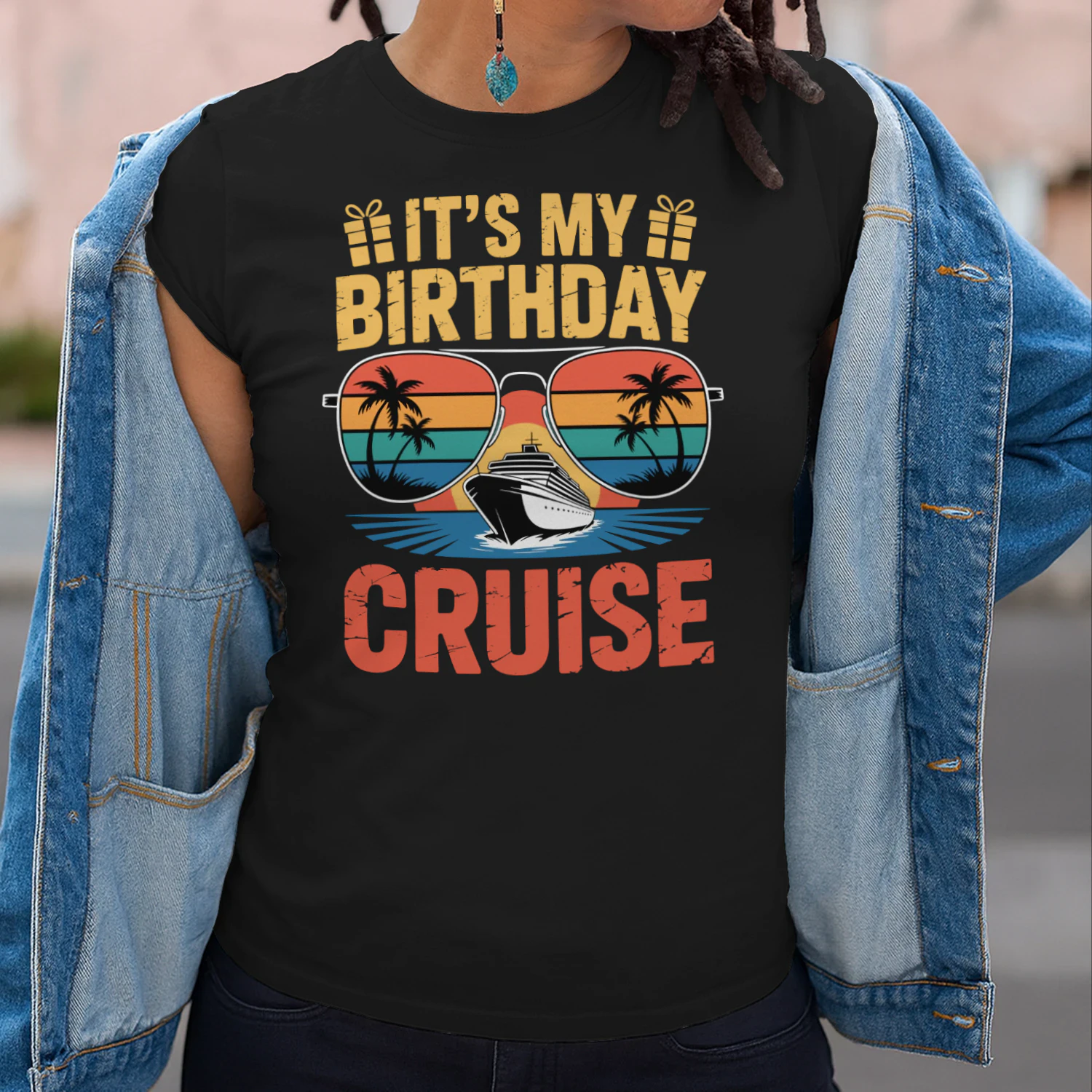It's My Birthday Cruise Shirt | Sunset Sunglasses Vacation Apparel