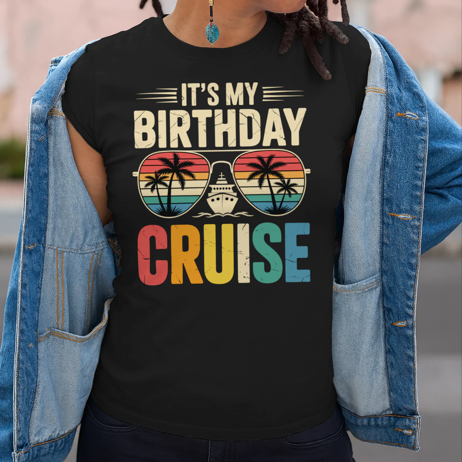 It's My Birthday Cruise Shirt | Vintage Retro Ocean Vacation Apparel
