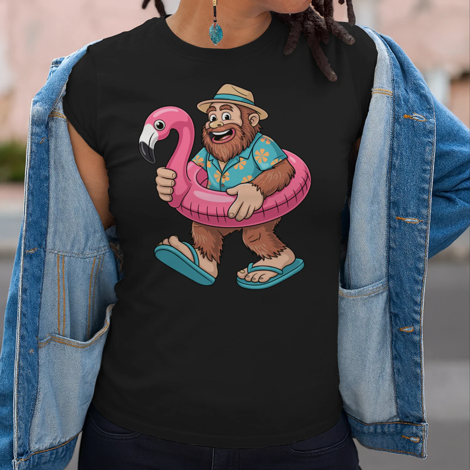 Funny Bigfoot Vacation Graphic | Sasquatch Beach and Cruise Outfit