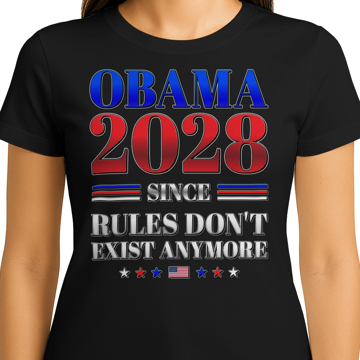 Obama 2028 Since Rules Don't Exist Anymore Political Satire Election Humor