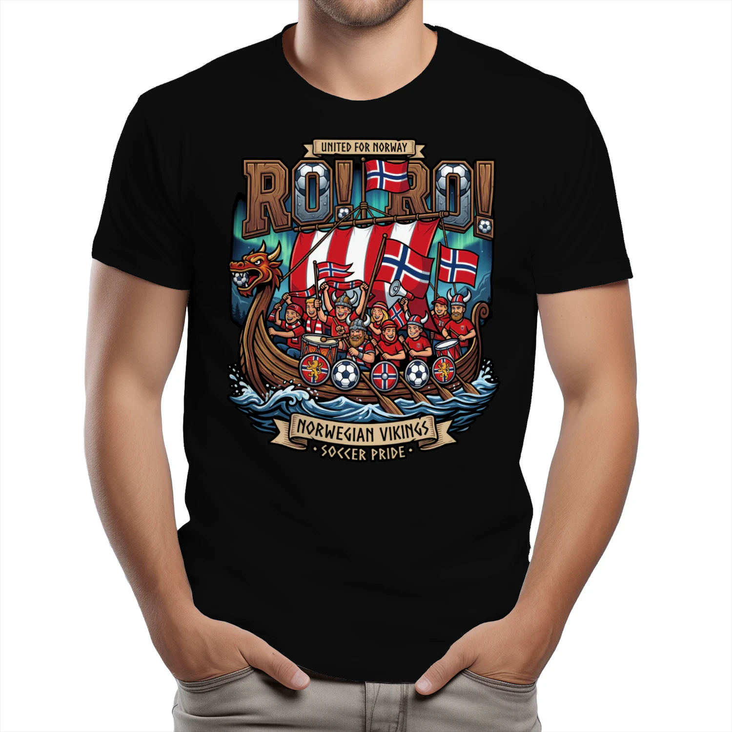 Ro Ro Norway Viking Football Support - Norwegian Heritage Fan Gift