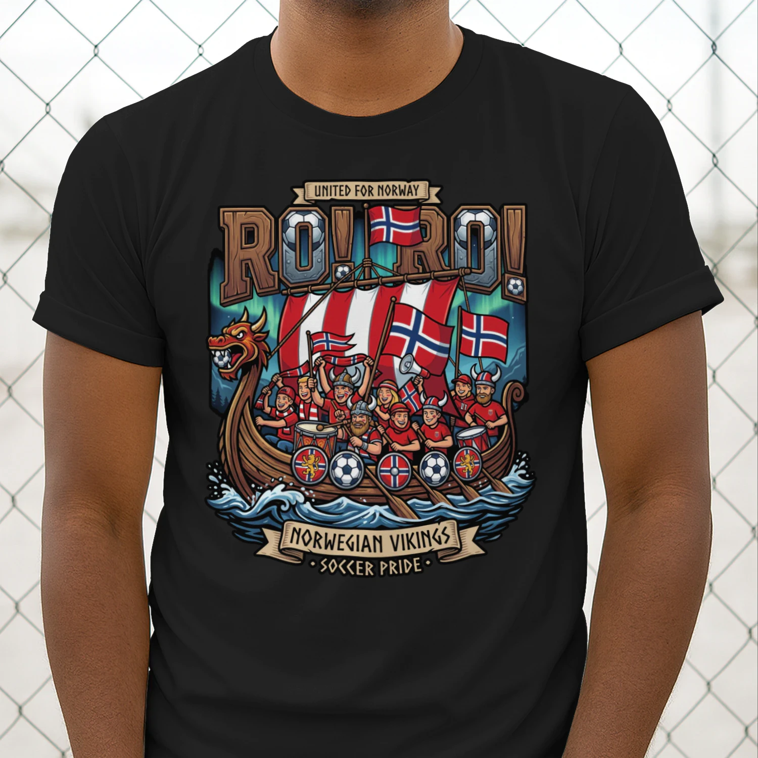 Ro Ro Norway Viking Football Support - Norwegian Heritage Fan Gift