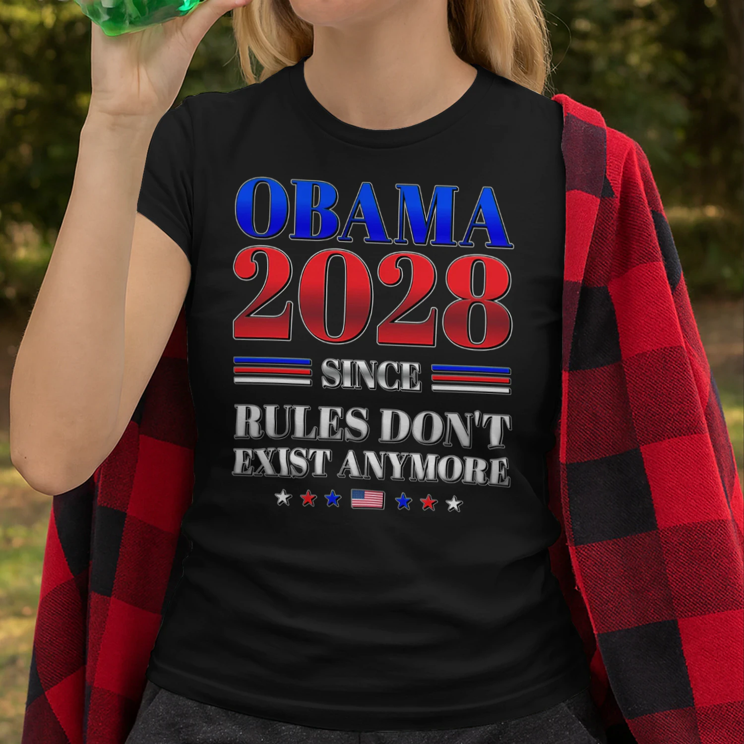 Obama 2028 Since Rules Don't Exist Anymore Political Satire Election Humor