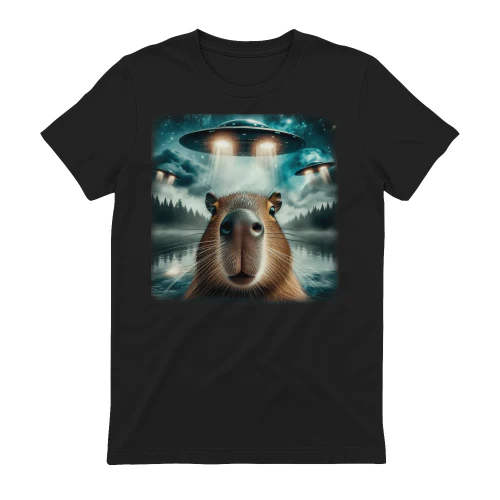 Capybara Selfie with UFOs