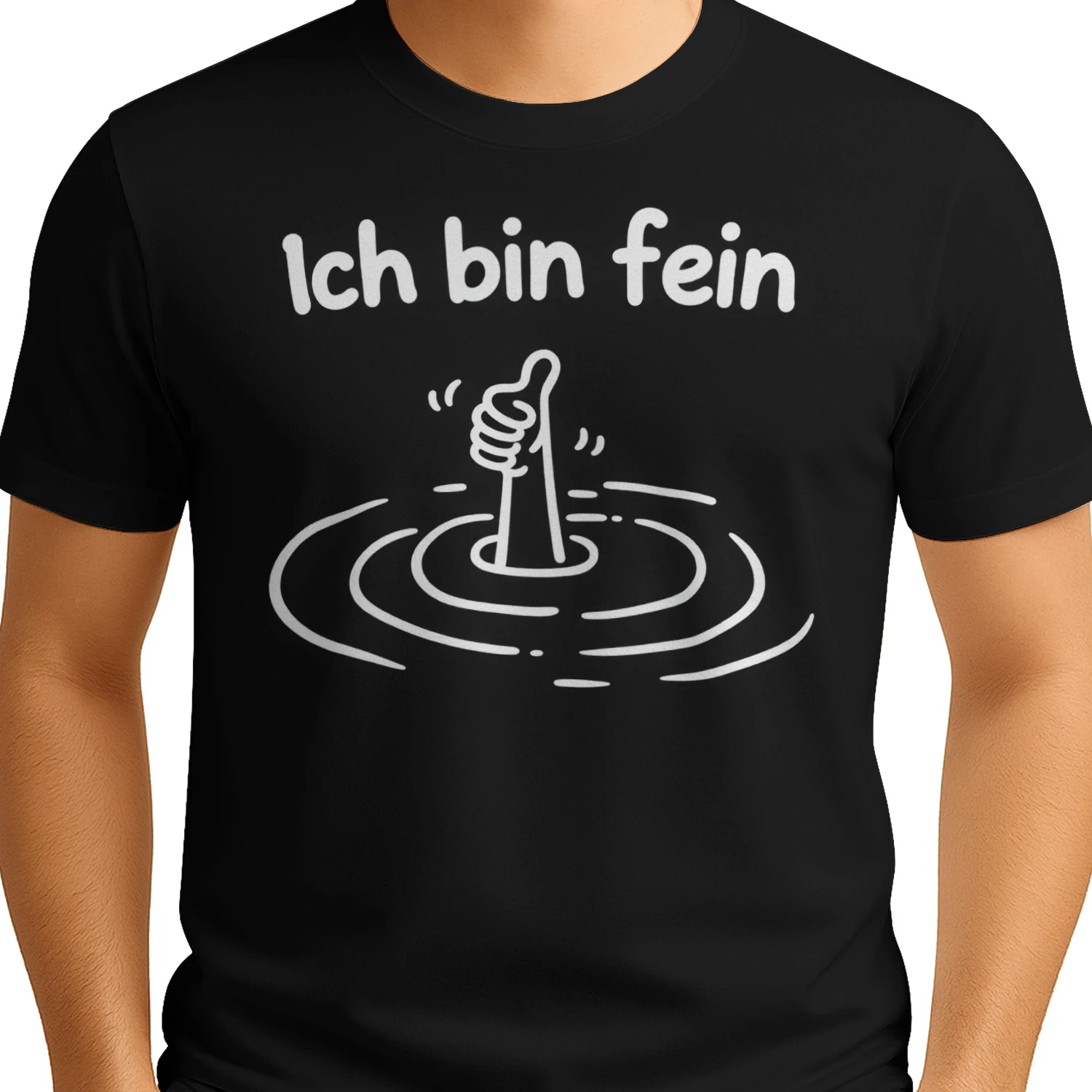 Ich Bin Fein Sinkender Meme T-Shirt