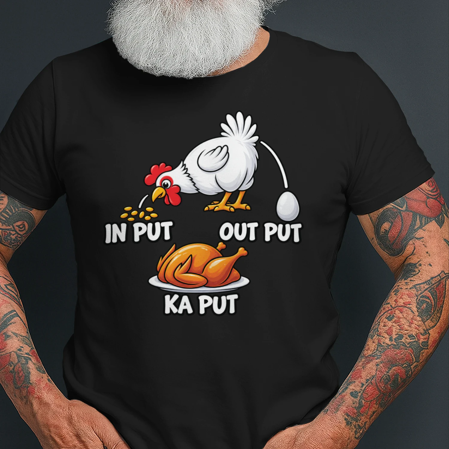 Input Output Kaputt Lustiges T-Shirt