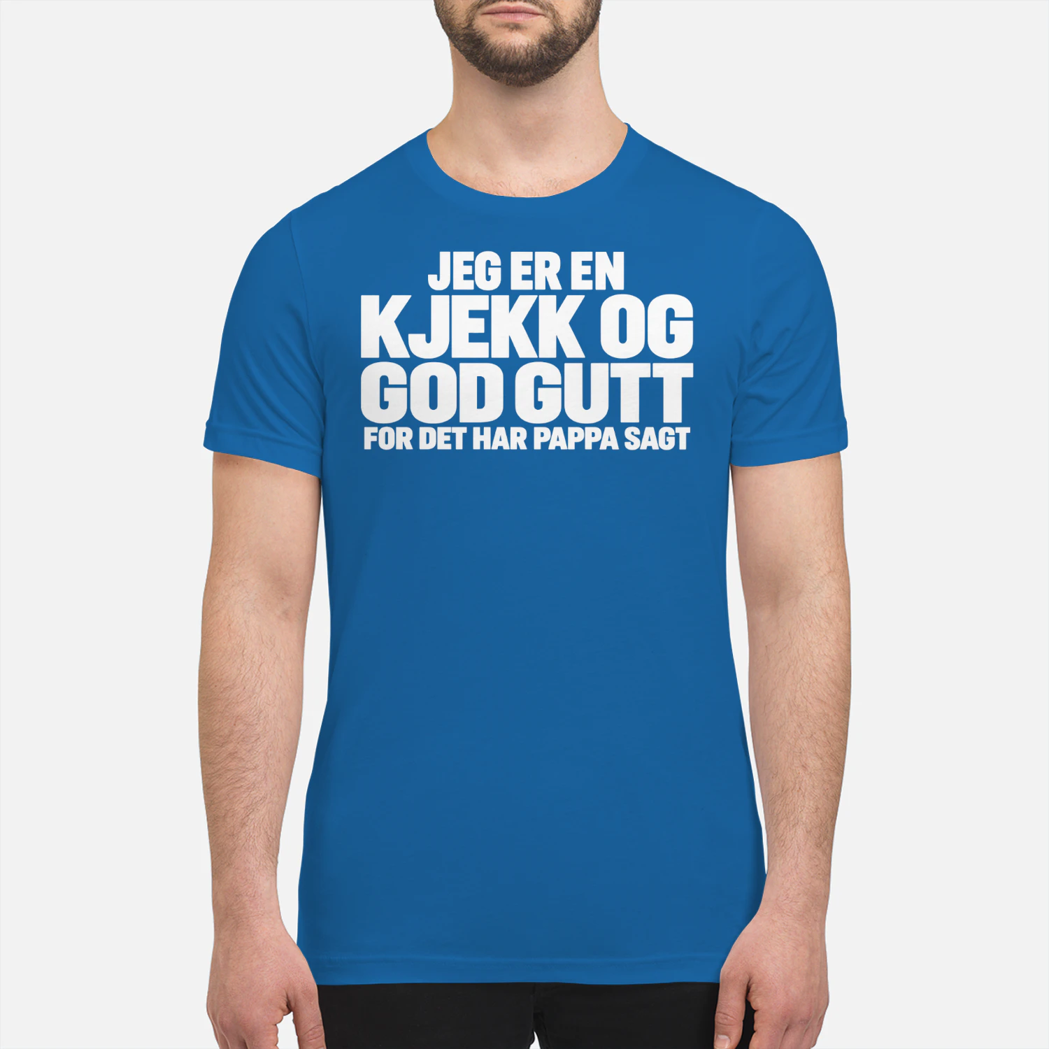 JEG ER EN KJEKK OG GOD GUTT FOR DET HAR PAPPA SAGT