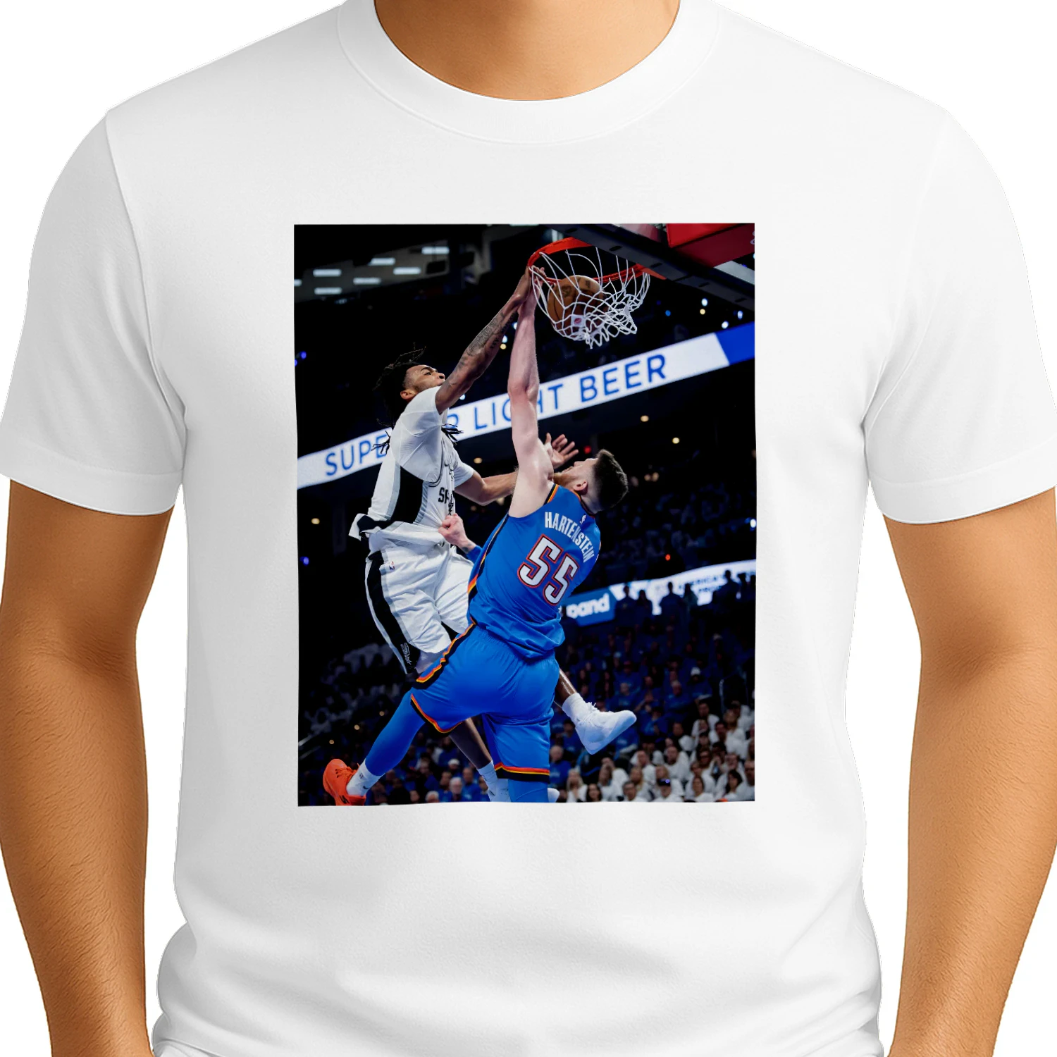 Vintage Basketball Dunk T-Shirt – Streetwear Sports Graphic Tee
