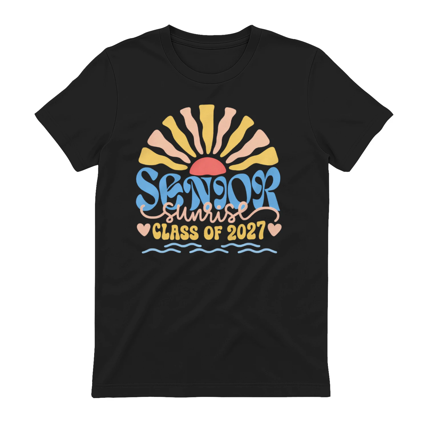 Senior Sunrise 2027 Boho Colorful High School Jenior Retro 