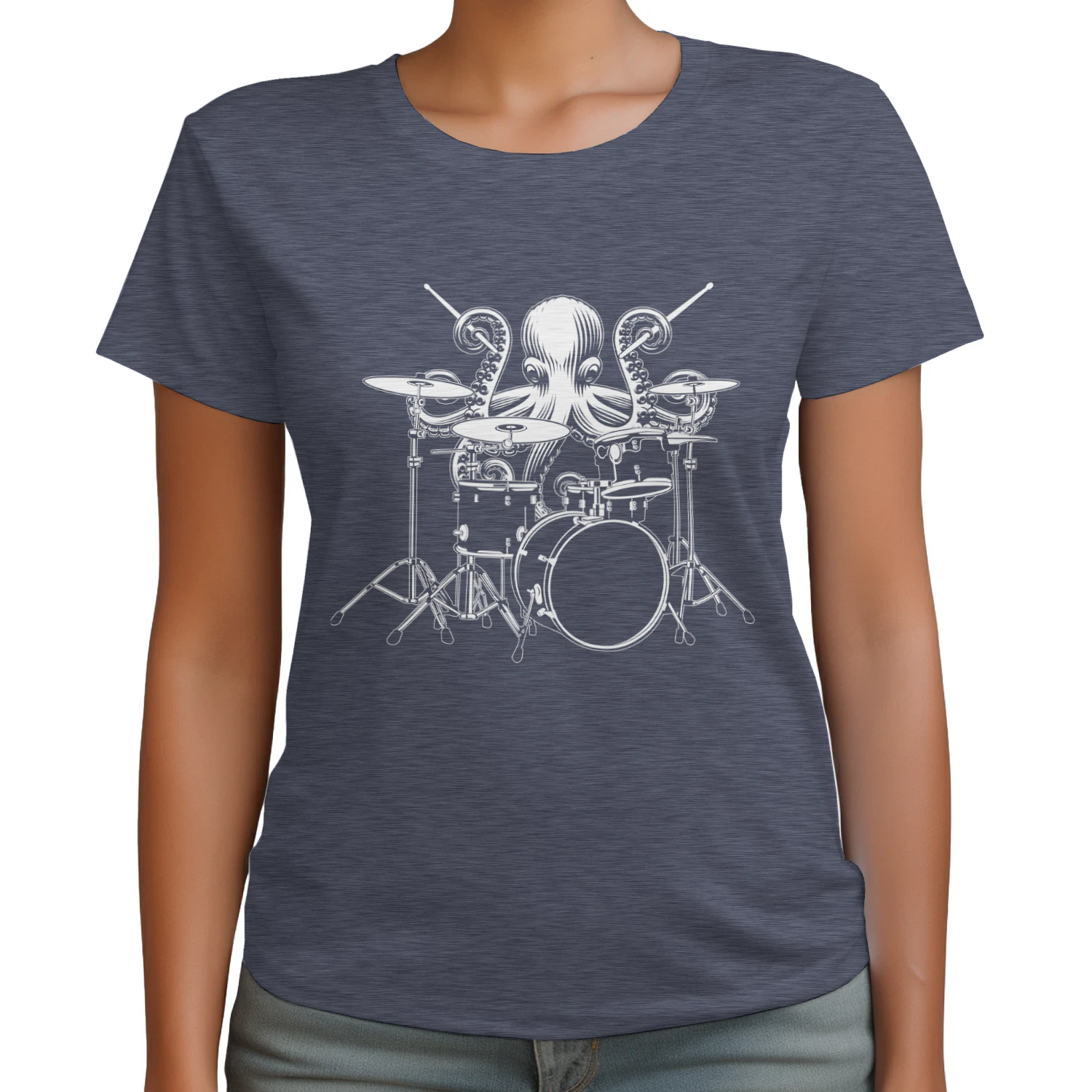 Octopus Drummer – Funny Drum Kit Music Gift