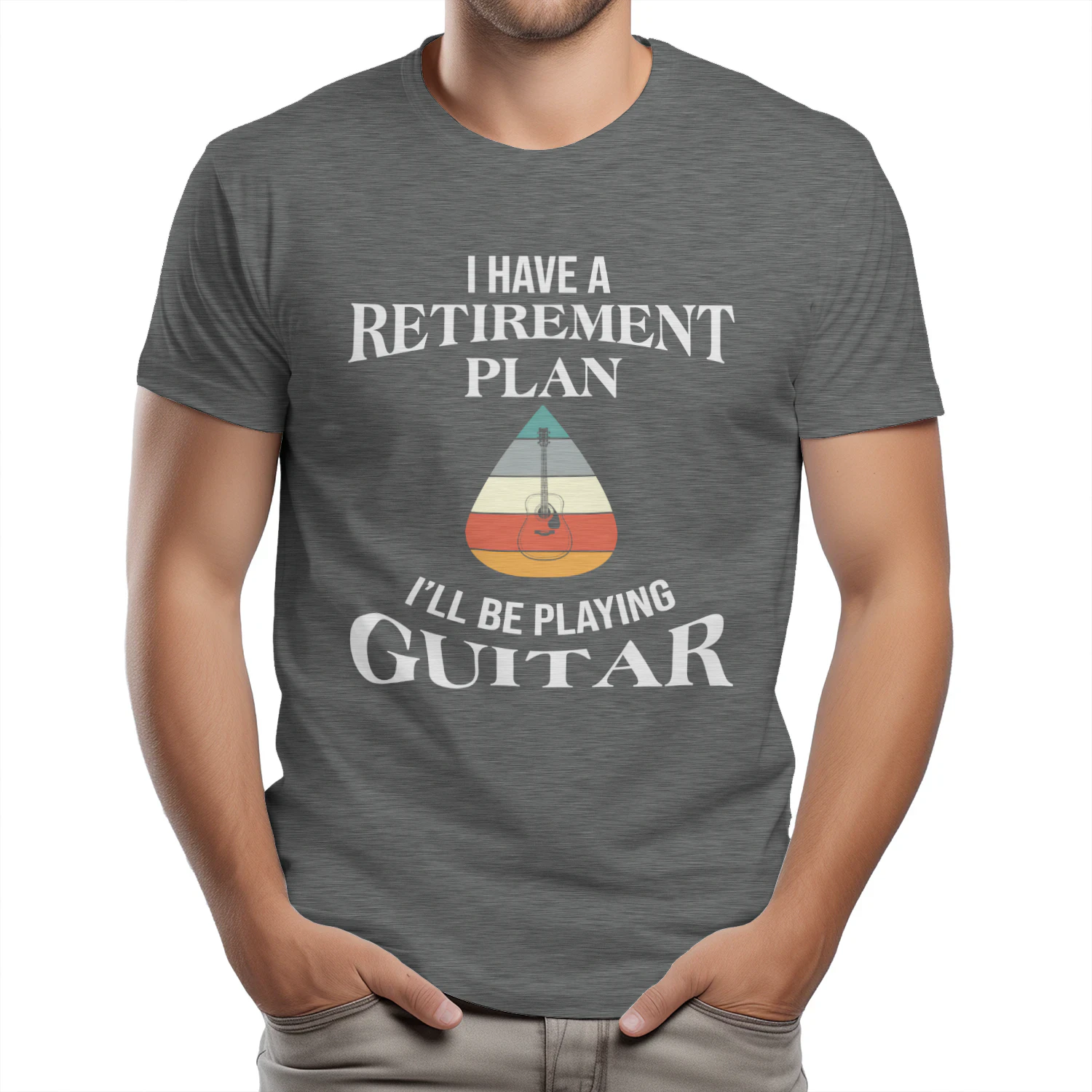 I Have A Retirement Plan Ill Be Playing Guitar Funny Gift