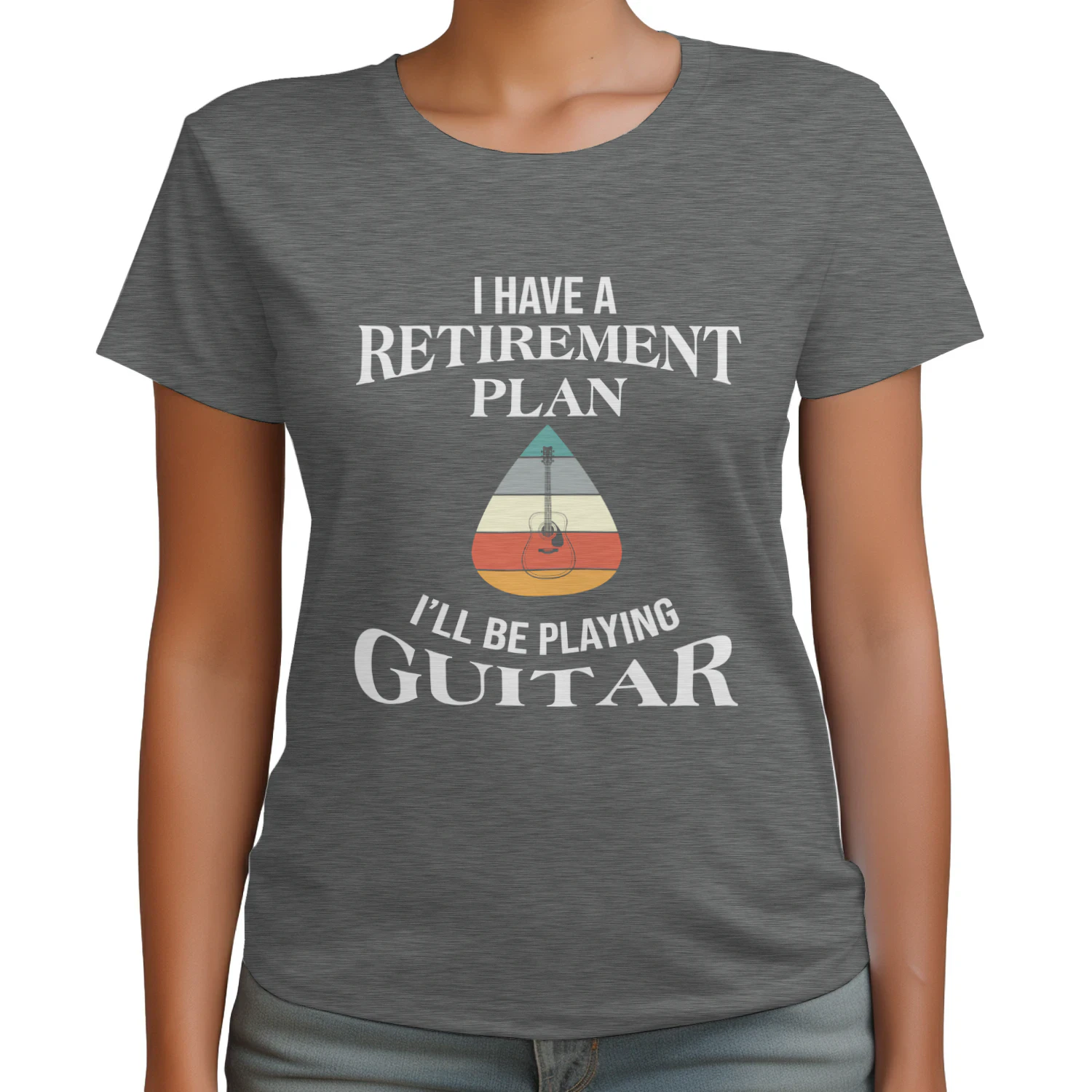 I Have A Retirement Plan Ill Be Playing Guitar Funny Gift