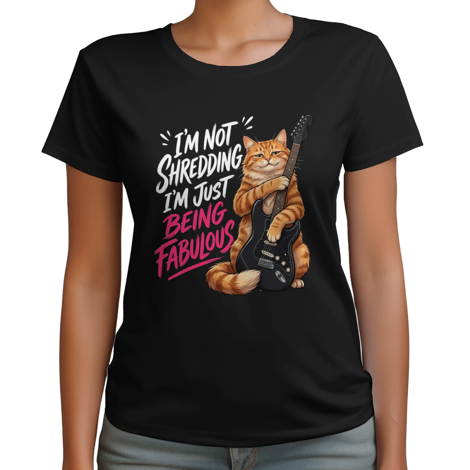 Fabulous Cat Guitarist – Funny Music Lover Gift