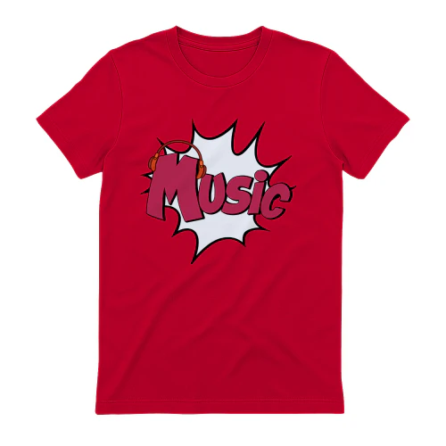 Music Headphones Comic Pop Art Funny Music Lover Gift
