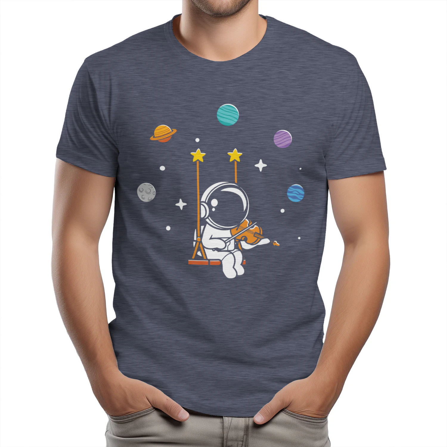 Astronaut Violin Swing – Space Music Lover Gift