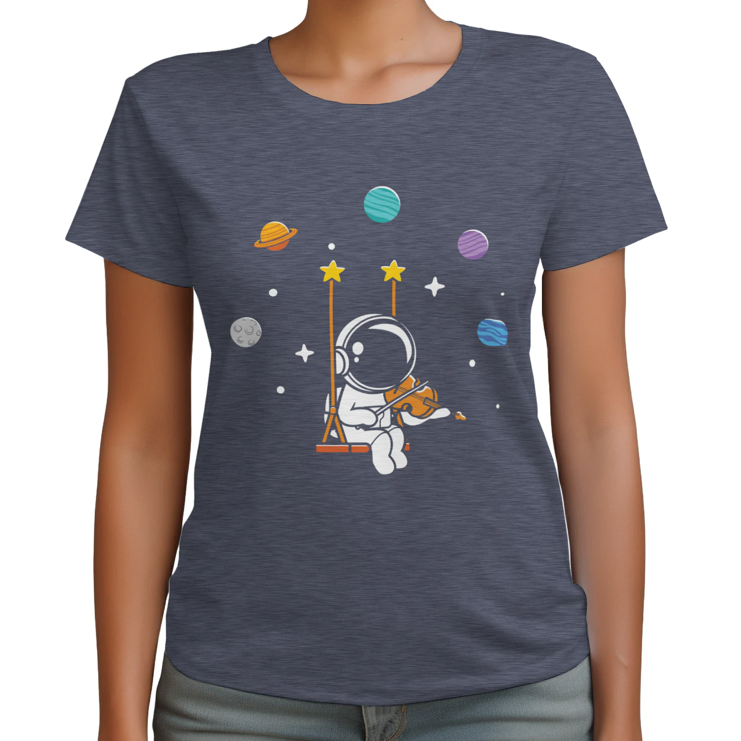 Astronaut Violin Swing – Space Music Lover Gift